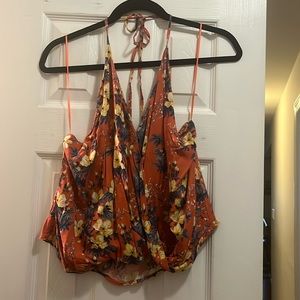 Floral Halter Top